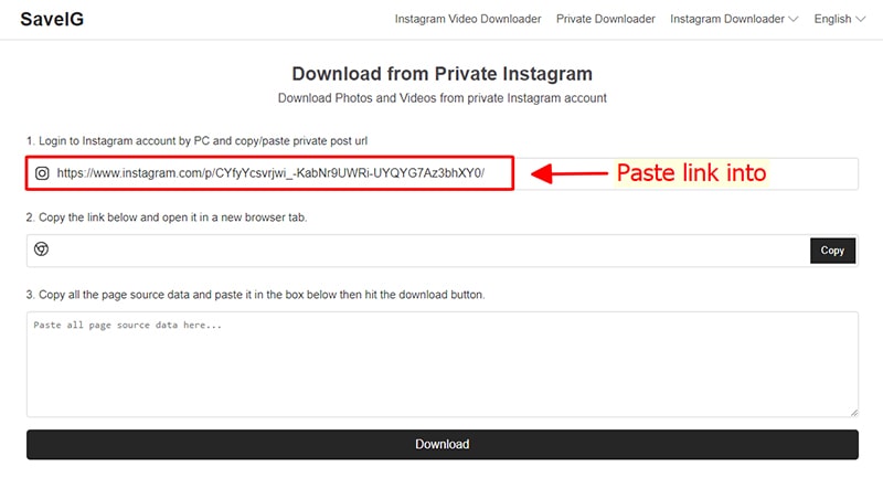 How to Download Instagram Private Posts