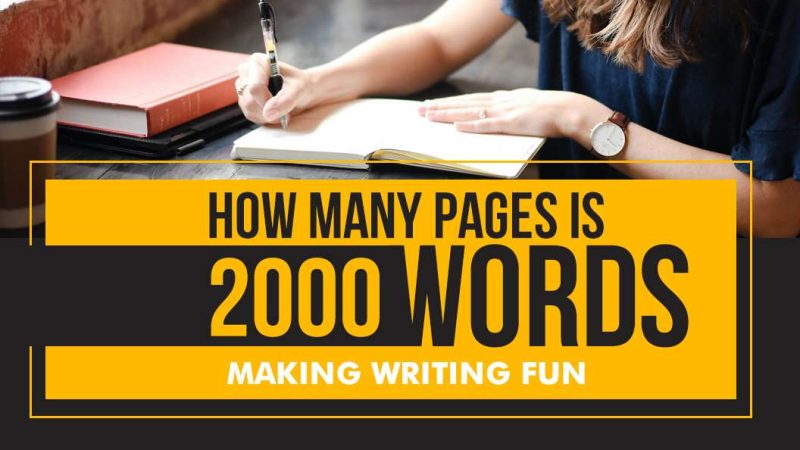 How Many Pages Is 2000 Words